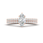 Load image into Gallery viewer, marquise-cut-french-pave-diamond-wedding-ring-set-in-rose-gold-FD11408MQ-NL-RG?v=1763104274