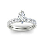 Load image into Gallery viewer, marquise-cut-french-pave-diamond-wedding-ring-set-in-white-gold-FD11408MQANGLE5-NL-WG?v=1763104274