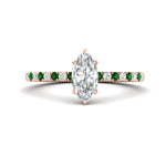 Load image into Gallery viewer, marquise-cut-french-pave-emerald-engagement-ring-in-rose-gold-FD11408MQRGEMGR-NL-RG_7b5ed324-6a66-45b4-a619-fbe17975b3a1?v=1762849857
