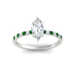 Load image into Gallery viewer, marquise-cut-french-pave-emerald-engagement-ring-in-white-gold-FD11408MQRGEMGRANGLE5-NL-WG_7e314b84-7d8a-4dd7-addf-de24a416ab2b?v=1762849857
