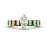 Load image into Gallery viewer, marquise-cut-french-pave-emerald-wedding-ring-set-in-rose-gold-FD11408MQGEMGR-NL-RG?v=1763104275