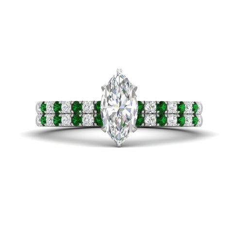 marquise-cut-french-pave-emerald-wedding-ring-set-in-white-gold-FD11408MQGEMGR-NL-WG?v=1763104275