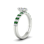 Load image into Gallery viewer, marquise-cut-french-pave-emerald-wedding-ring-set-in-white-gold-FD11408MQGEMGRANGLE2-NL-WG_fb6699b1-70be-41be-b43a-31721e95efa4?v=1763104434
