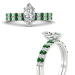 Load image into Gallery viewer, marquise-cut-french-pave-emerald-wedding-ring-set-in-white-gold-FD11408MQGEMGRANGLE3-NL-WG_2df61bcd-46ea-4e17-b6b0-addbbf1dd9b1?v=1763104435
