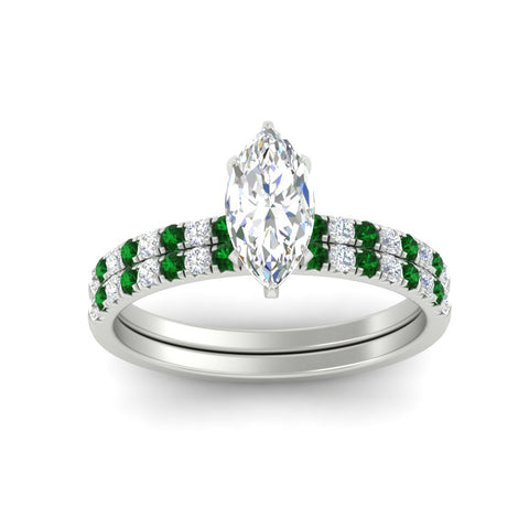 marquise-cut-french-pave-emerald-wedding-ring-set-in-white-gold-FD11408MQGEMGRANGLE5-NL-WG?v=1763104274