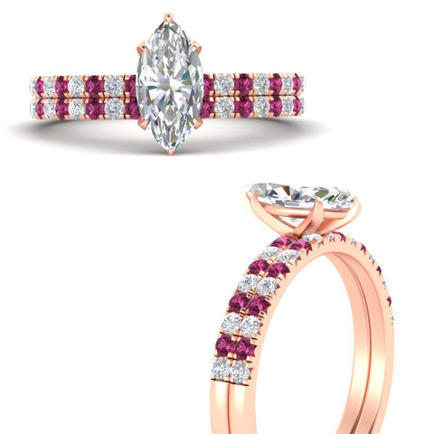 marquise-cut-french-pave-pink-sapphire-wedding-ring-set-in-rose-gold-FD11408MQGSADRPIANGLE3-NL-RG?v=1763104274