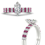 Load image into Gallery viewer, marquise-cut-french-pave-pink-sapphire-wedding-ring-set-in-white-gold-FD11408MQGSADRPIANGLE3-NL-WG_75c9b4e6-c3c7-40d0-8f24-cc90592d1b92?v=1763104434
