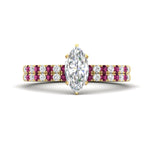 Load image into Gallery viewer, marquise-cut-french-pave-pink-sapphire-wedding-ring-set-in-yellow-gold-FD11408MQGSADRPI-NL-YG?v=1763104274