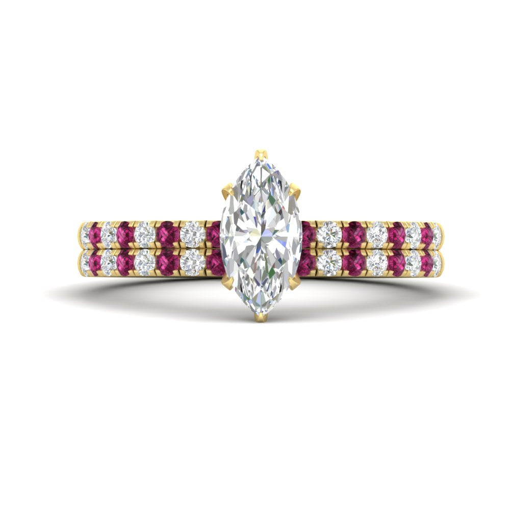 marquise-cut-french-pave-pink-sapphire-wedding-ring-set-in-yellow-gold-FD11408MQGSADRPI-NL-YG?v=1763104274
