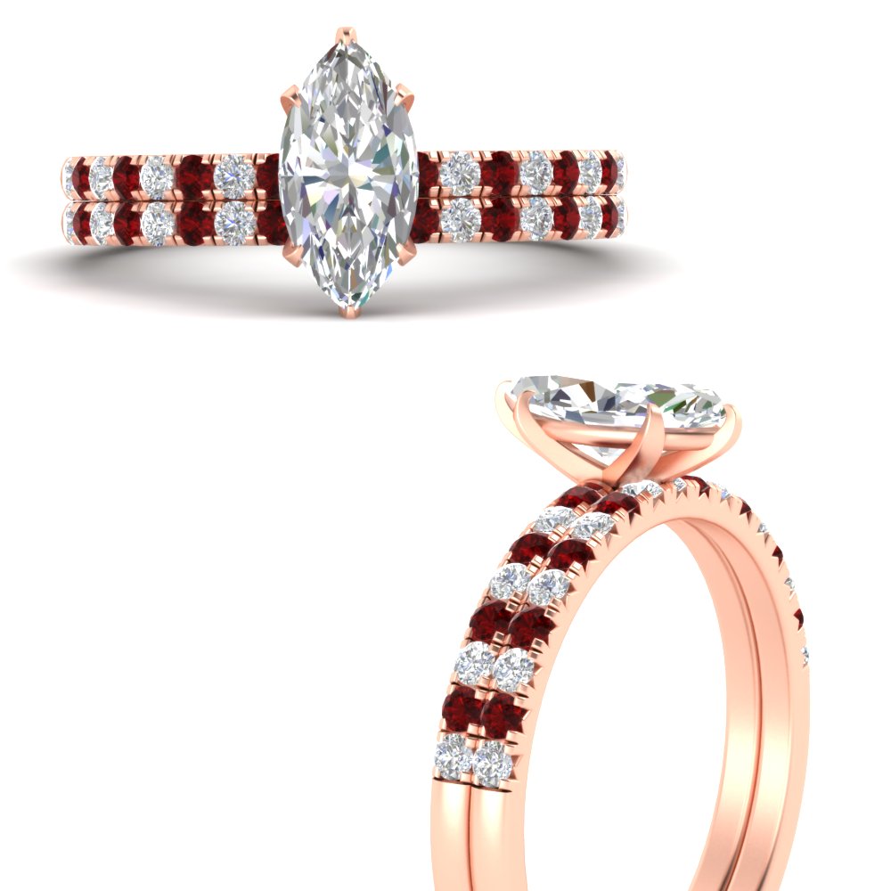 marquise-cut-french-pave-ruby-wedding-ring-set-in-rose-gold-FD11408MQGRUDRANGLE3-NL-RG?v=1763104275
