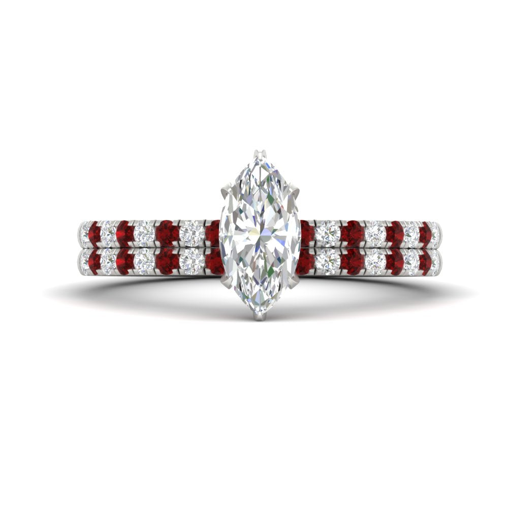 marquise-cut-french-pave-ruby-wedding-ring-set-in-white-gold-FD11408MQGRUDR-NL-WG?v=1763104274