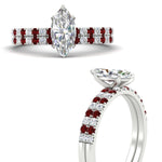 Load image into Gallery viewer, marquise-cut-french-pave-ruby-wedding-ring-set-in-white-gold-FD11408MQGRUDRANGLE3-NL-WG?v=1763104275