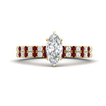Load image into Gallery viewer, marquise-cut-french-pave-ruby-wedding-ring-set-in-yellow-gold-FD11408MQGRUDR-NL-YG?v=1763104275