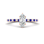 Load image into Gallery viewer, marquise-cut-french-pave-sapphire-engagement-ring-in-rose-gold-FD11408MQRGSABL-NL-RG_c77a9c9b-dcfa-4d15-a9b4-de5c519b0068?v=1762849857
