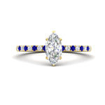 Load image into Gallery viewer, marquise-cut-french-pave-sapphire-engagement-ring-in-yellow-gold-FD11408MQRGSABL-NL-YG_22624e4c-38a8-4f27-9f8c-833428a19f0c?v=1762849857
