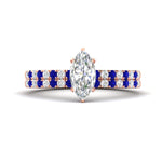 Load image into Gallery viewer, marquise-cut-french-pave-sapphire-wedding-ring-set-in-rose-gold-FD11408MQGSABL-NL-RG_5606775d-72e3-46bb-a812-7e54ee2f57ac?v=1763104434
