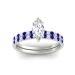 Load image into Gallery viewer, marquise-cut-french-pave-sapphire-wedding-ring-set-in-white-gold-FD11408MQGSABLANGLE5-NL-WG?v=1763104274