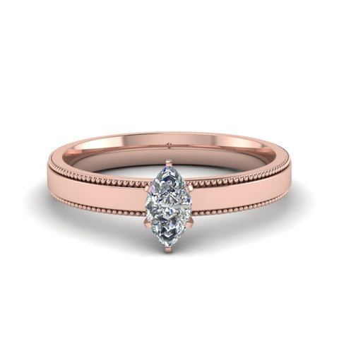 marquise-cut-glossy-milgrain-single-stone-anniversary-diamond-ring-in-14K-rose-gold-FD-ENR8985MQR-NL-RG