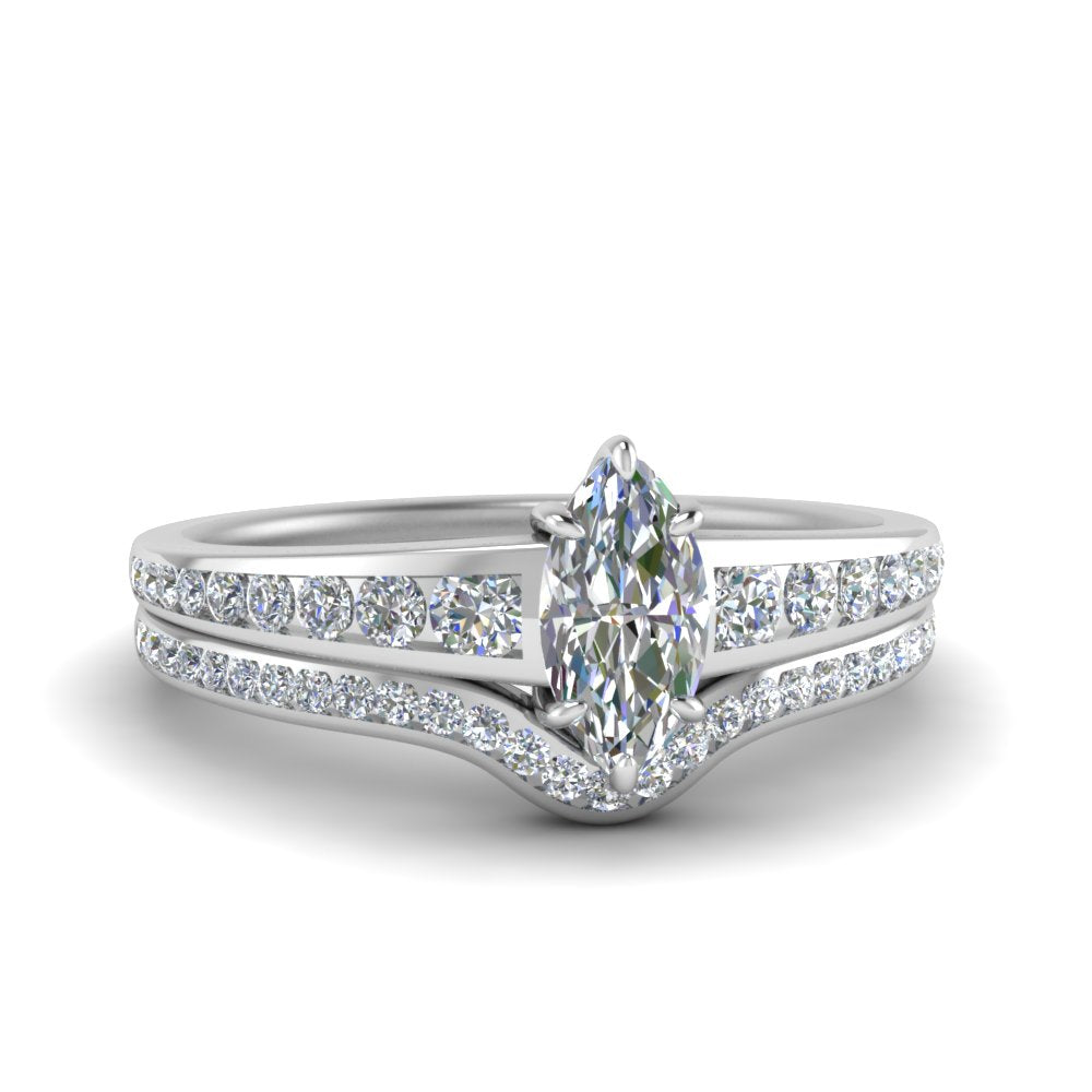 marquise-cut-graduated-channel-diamond-wedding-set-in-FD122866MQ-NL-WG