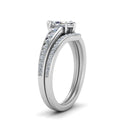 Thumbnail 30 - marquise-cut-graduated-channel-diamond-wedding-set-in-FD122866MQ-NL-WG