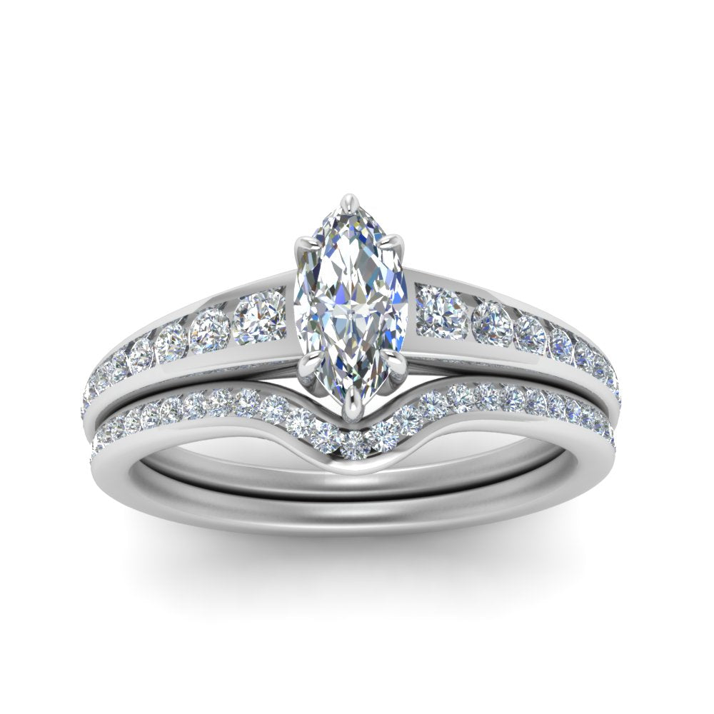 marquise-cut-graduated-channel-diamond-wedding-set-in-FD122866MQ-NL-WG
