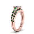 Thumbnail 18 - marquise-cut-graduated-channel-diamond-wedding-set-with-emerald-in-FD122866MQGEMGR-NL-RG