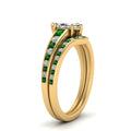 Thumbnail 72 - marquise-cut-graduated-channel-diamond-wedding-set-with-emerald-in-FD122866MQGEMGR-NL-YG