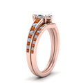 Thumbnail 12 - marquise-cut-graduated-channel-diamond-wedding-set-with-orange-sapphire-in-FD122866MQGSAOR-NL-RG