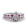 Thumbnail 34 - marquise-cut-graduated-channel-diamond-wedding-set-with-pink-sapphire-in-FD122866MQGSADRPI-NL-WG