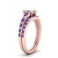 Thumbnail 24 - marquise-cut-graduated-channel-diamond-wedding-set-with-purple-topaz-in-FD122866MQGVITO-NL-RG