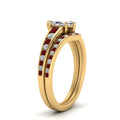 Thumbnail 69 - marquise-cut-graduated-channel-diamond-wedding-set-with-ruby-in-FD122866MQGRUDR-NL-YG