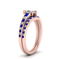 Thumbnail 6 - marquise-cut-graduated-channel-diamond-wedding-set-with-sapphire-in-FD122866MQGSABL-NL-RG