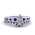 Thumbnail 31 - marquise-cut-graduated-channel-diamond-wedding-set-with-sapphire-in-FD122866MQGSABL-NL-WG