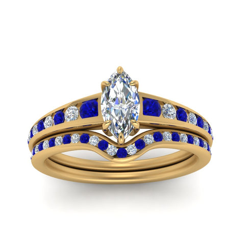 marquise-cut-graduated-channel-diamond-wedding-set-with-sapphire-in-FD122866MQGSABL-NL-YG