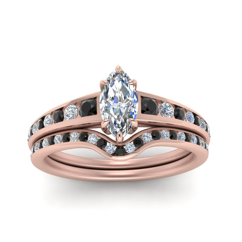 marquise-cut-graduated-channel-wedding-set-with-black-diamond-in-FD122866MQGBLACK-NL-RG