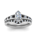 Thumbnail 53 - marquise-cut-graduated-channel-wedding-set-with-black-diamond-in-FD122866MQGBLACK-NL-WG