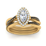 Load image into Gallery viewer, marquise-cut-halo-black-diamond-infinity-bridal-set-in-yellow-gold-FD9212MQGBLACK-NL-YG-B2.jpg
