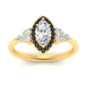 Load image into Gallery viewer, marquise-cut-halo-cluster-accent-black-diamond-engagement-ring-in-yellow-gold-FD10512MQRGBLACKANGLE5-NL-YG.jpg?v=1770117259