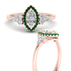 Load image into Gallery viewer, marquise-cut-halo-cluster-accent-emerald-engagement-ring-in-rose-gold-FD10512MQRGEMGRANGLE3-NL-RG.jpg?v=1770117258