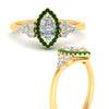 Load image into Gallery viewer, marquise-cut-halo-cluster-accent-emerald-engagement-ring-in-yellow-gold-FD10512MQRGEMGRANGLE3-NL-YG.jpg?v=1770117258