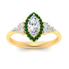 Load image into Gallery viewer, marquise-cut-halo-cluster-accent-emerald-engagement-ring-in-yellow-gold-FD10512MQRGEMGRANGLE5-NL-YG.jpg?v=1770117258