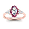 Load image into Gallery viewer, marquise-cut-halo-cluster-accent-pink-sapphire-engagement-ring-in-rose-gold-FD10512MQRGSADRPIANGLE5-NL-RG.jpg?v=1770117259