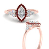 Load image into Gallery viewer, marquise-cut-halo-cluster-accent-ruby-engagement-ring-in-rose-gold-FD10512MQRGRUDRANGLE3-NL-RG.jpg?v=1770117258