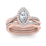Load image into Gallery viewer, marquise-cut-halo-diamond-infinity-bridal-set-in-rose-gold-FD9212MQ-NL-RG-B2.jpg
