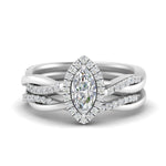 Load image into Gallery viewer, marquise-cut-halo-diamond-infinity-bridal-set-in-white-gold-FD9212MQ-NL-WG-B2.jpg
