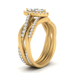 Load image into Gallery viewer, marquise-cut-halo-diamond-infinity-bridal-set-in-yellow-gold-FD9212MQ-NL-YG-B2.jpg