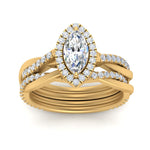 Load image into Gallery viewer, marquise-cut-halo-diamond-infinity-bridal-set-in-yellow-gold-FD9212MQ-NL-YG-B2.jpg