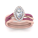 Load image into Gallery viewer, marquise-cut-halo-pink-sapphire-infinity-bridal-set-in-rose-gold-FD9212MQGSADRPI-NL-RG-B2.jpg