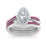 Load image into Gallery viewer, marquise-cut-halo-pink-sapphire-infinity-bridal-set-in-white-gold-FD9212MQGSADRPI-NL-WG-B2.jpg
