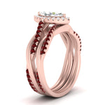 Load image into Gallery viewer, marquise-cut-halo-ruby-infinity-bridal-set-in-rose-gold-FD9212MQGRUDR-NL-RG-B2.jpg